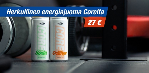 Herkullinen energiajuoma Corelta 27 